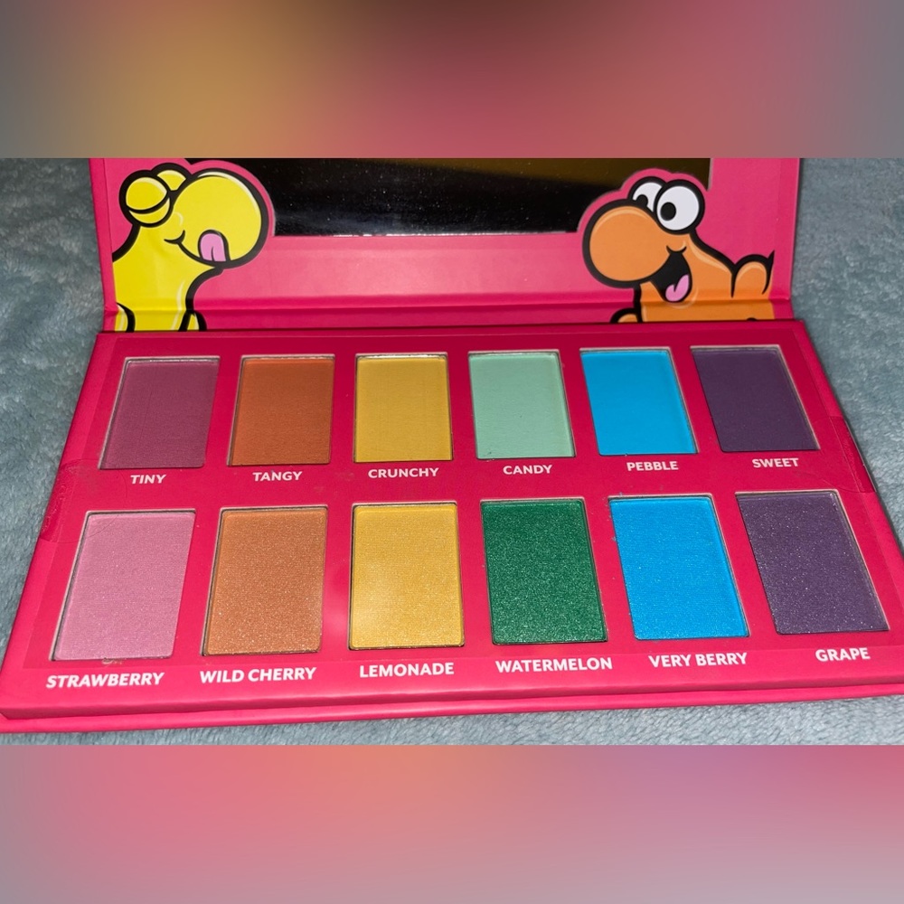 Nerds candy inspired eyeshadow palette